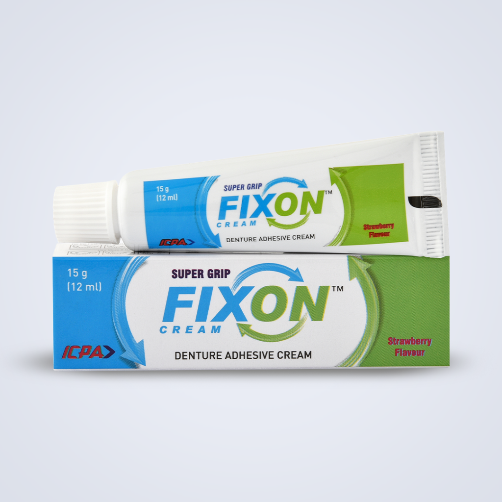 Fixon Adhesive Cream For Dentures (15 gm) by ICPA Health